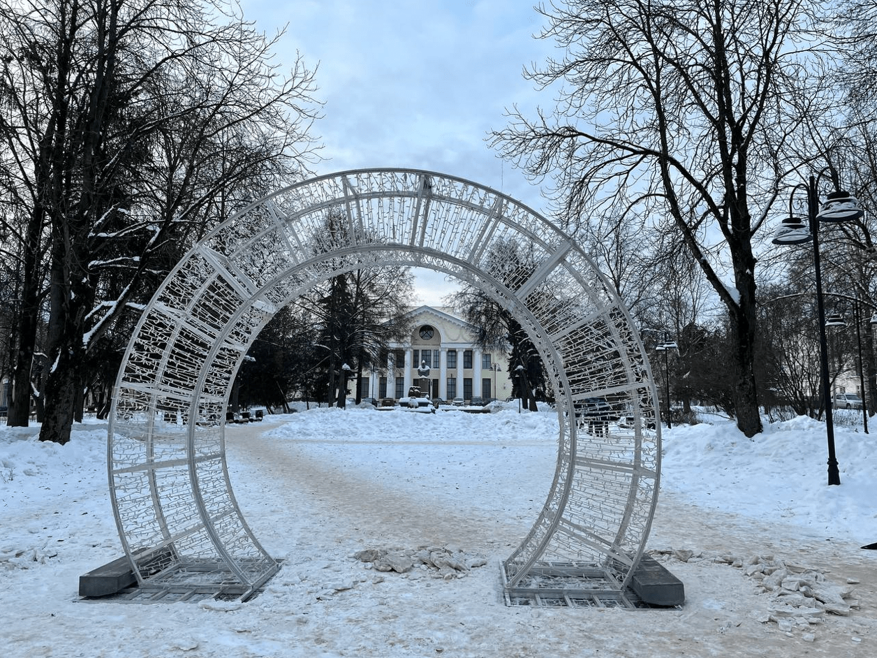 луки парк великие луки зимой