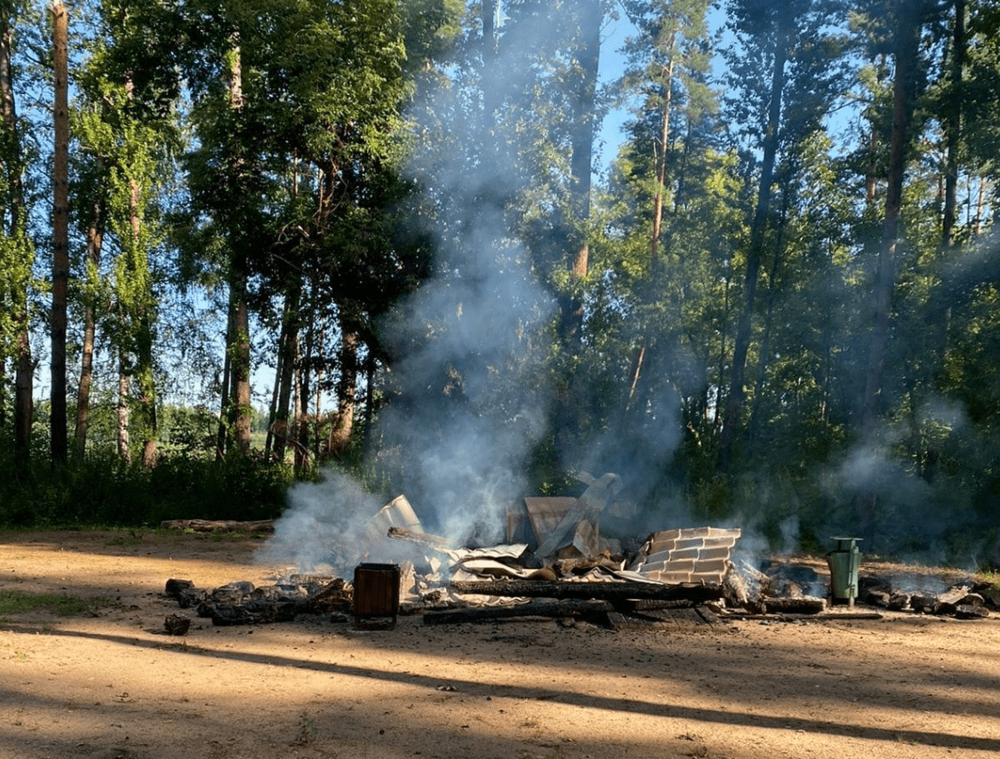 Тарзанка зеленая зона Великие Луки